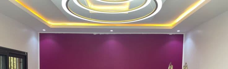 Combination of recessed and accent lighting